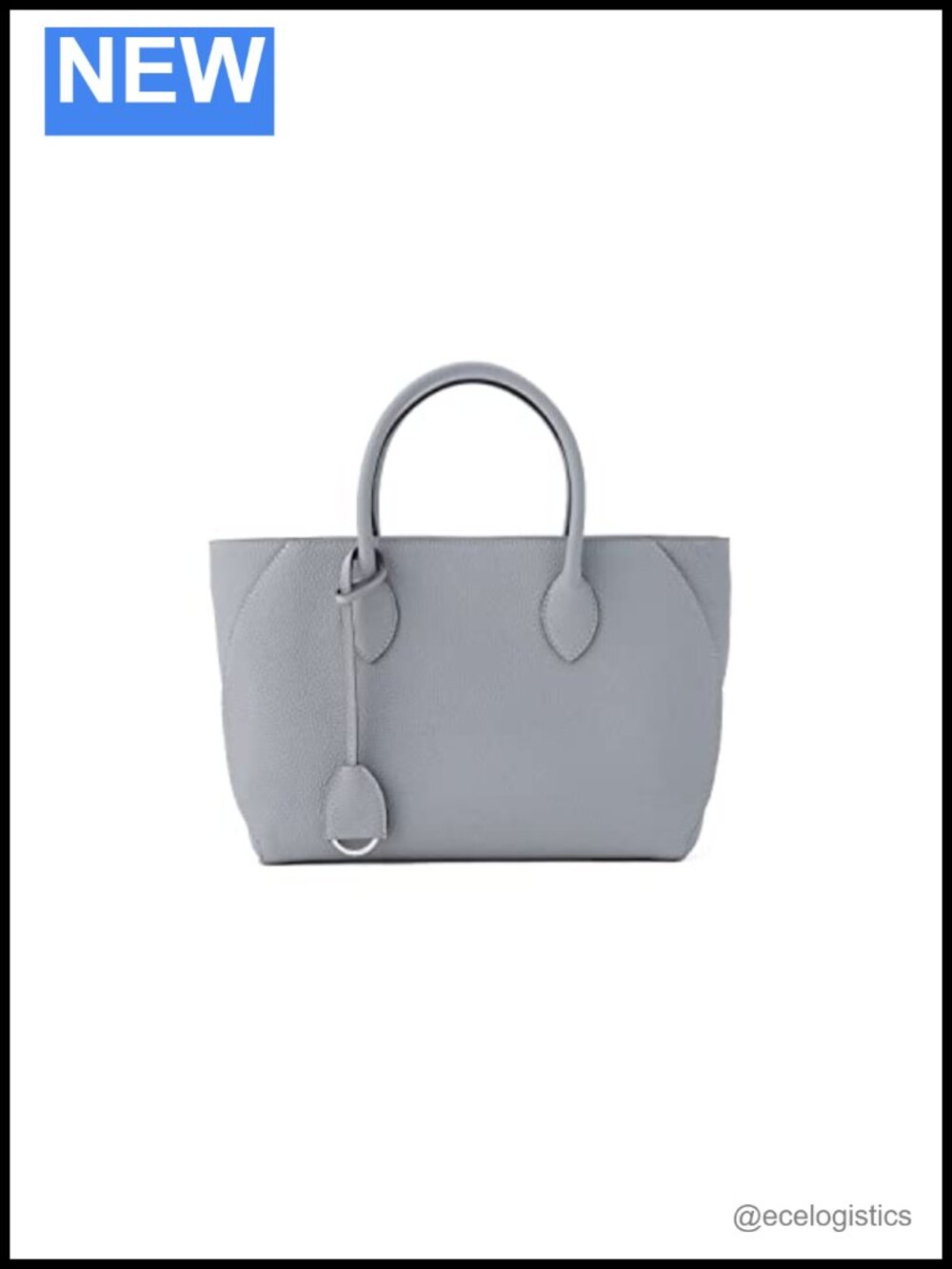 Full-Grain Leather Tote Bag Handcrafted in Italy